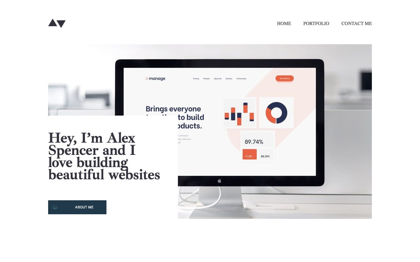 Minimalist portfolio