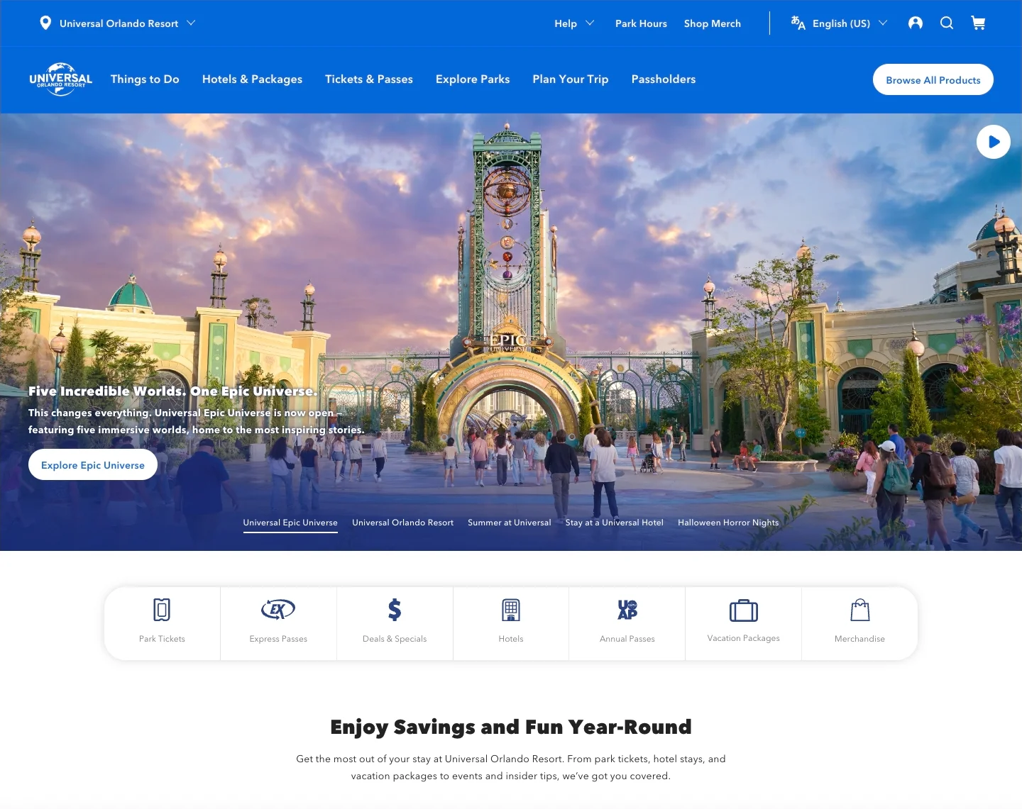 UNIVERSAL STUDIO ORLANDO WEBSITE